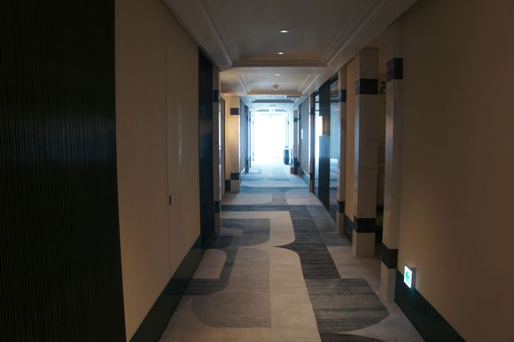 The hallways, however, were uninspiring.