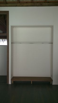 Open wardrobe
