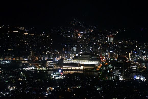 Zoomed view from Mt Inasa