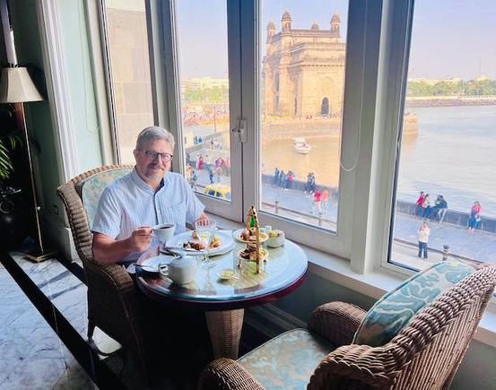 High Tea at the Taj with a lovely view of the Gateway of India