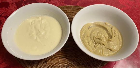 Potato and sweet potato mash
