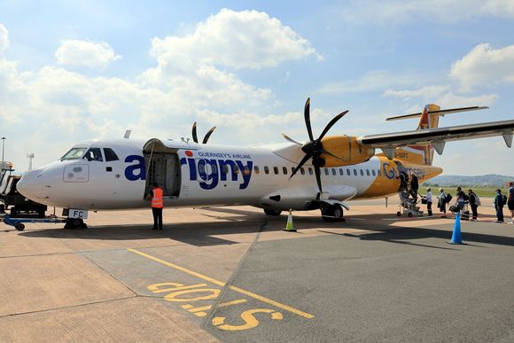 Aurigny ATR 72-600 G-OGFC at EXT
