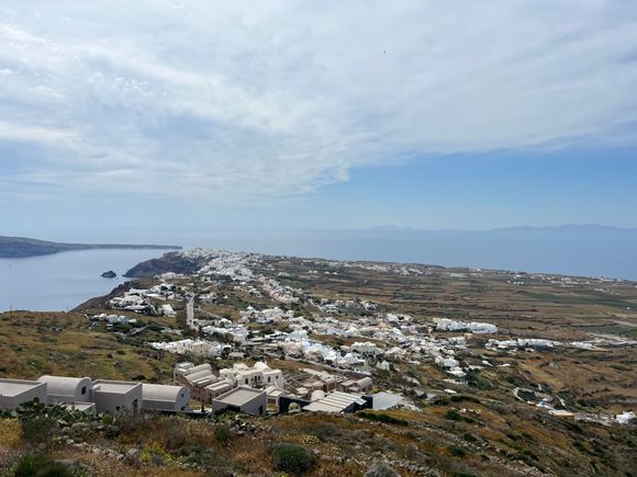 Oia on the horizon