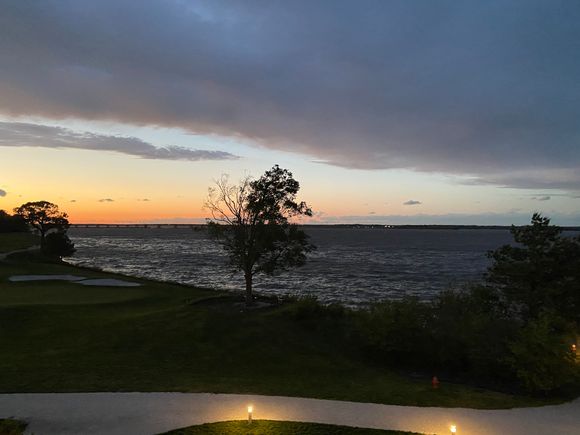 Sunset view from the room 