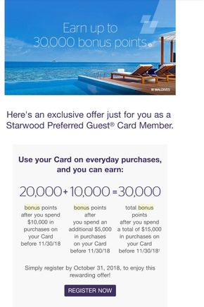 30K Point Offer