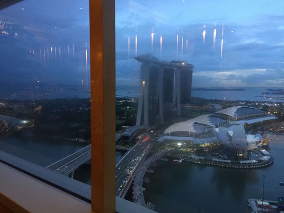 View from the lounge. 