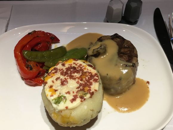 Sadly, the beef was way over-cooked