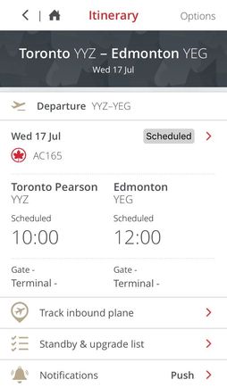 And my booking shows no change (yet)