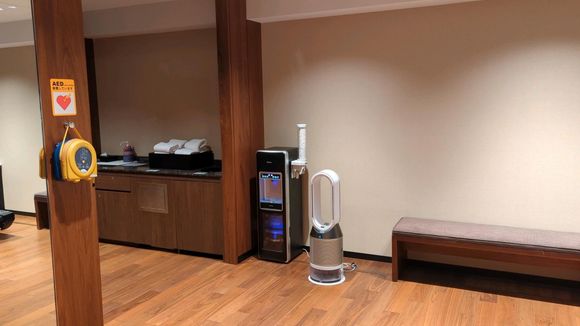 Gym - water, towels