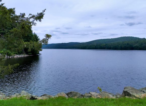 The Barkhamsted Reservoir, near Winsted in Connecticut