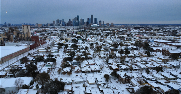 View of downtown from the East