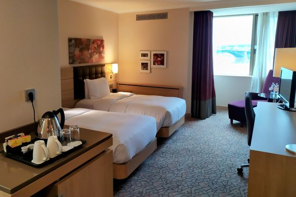 My room in the Hilton Mainz 