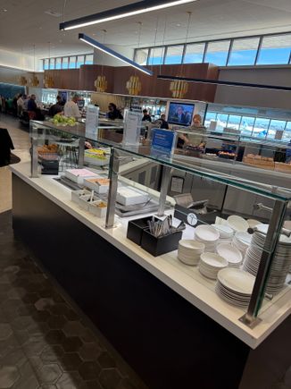 Quick view of a small section of the buffet