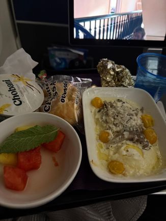 Breakfast omelet was even worse but at least we got yogurt 