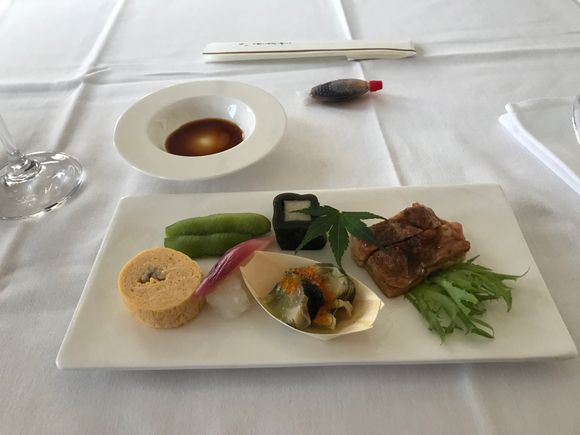 Funky Japanese starters on NRT-ZRH