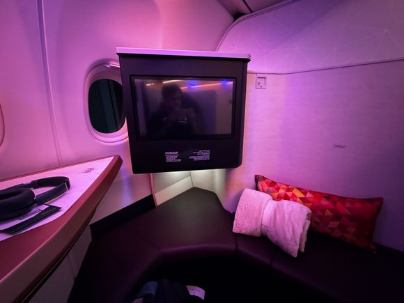 I was in seat 1A 