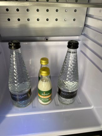 Contents of fridge are complimentary too