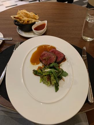 Steak Frites- the waygu beef and sauce were phenomenal; the frites was mixed-some soggy ones at the bottom