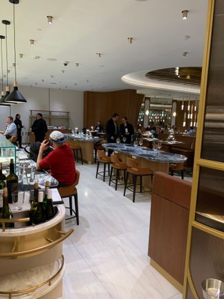 Restaurant near the open-kitchen area; restaurant was not overly packed even during the 530pm-6pm period. 