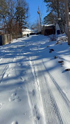 Still a solid sheet of ice 