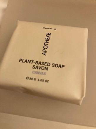 And fortunately the soapbar is still to be found her