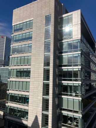 This is not a place to go au naturel topless, you will create a cardiac arrest at the office building on the opposite side of the street 