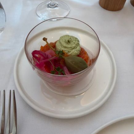Hiltl veg tartare. Nice