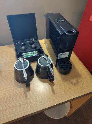Nespresso machine in an Ibis..! A nice surprise