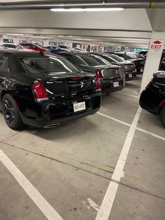Sea of Chrysler 300s 