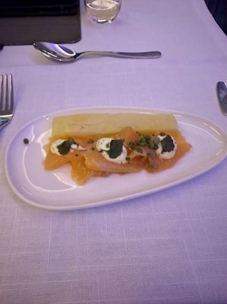 Potato terrine appetiser 