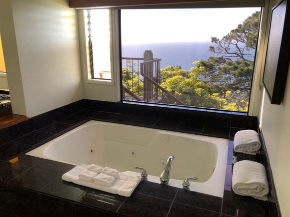 Giant hot tub