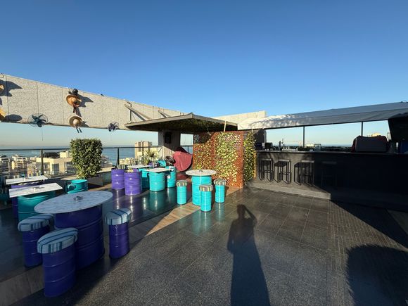 The rooftop bar is available 11:00-23:00 daily