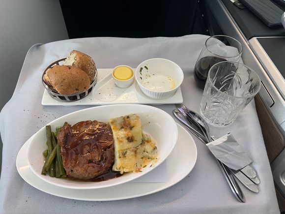 The lamb was good. 