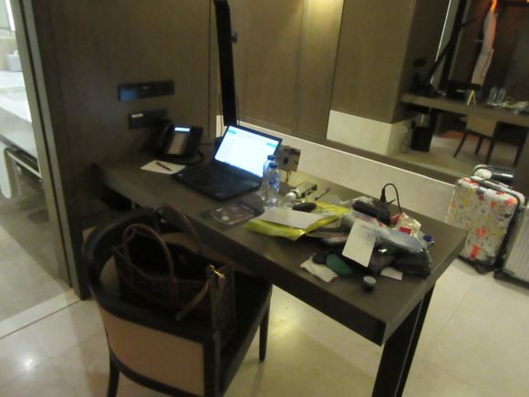 Desk in a regular room