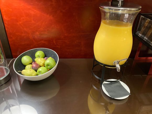 Fruit and orange juice