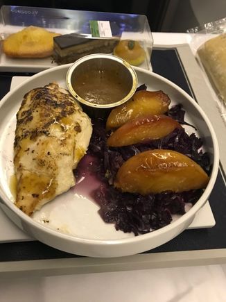 Chicken cooking was excellent but the cabbage was... meehhh 