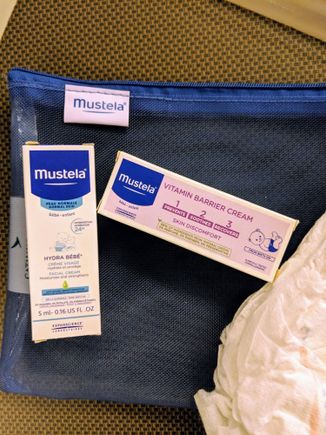 CX Diaper Kit - close up of baby creams