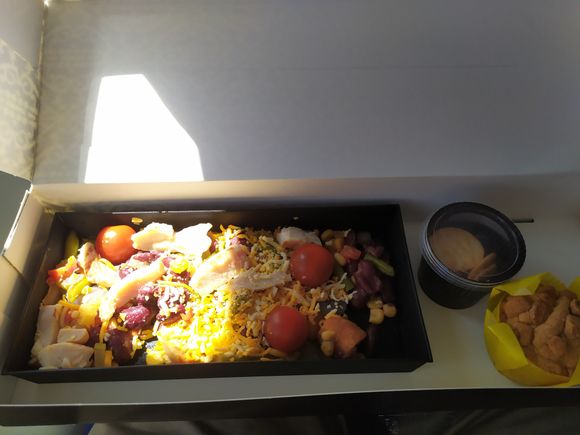 Close up view of that awful Mexican salad