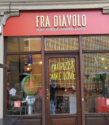 Some of the eating places in Turin look supposedly trendy and have little to do with traditional Italian cuisine 