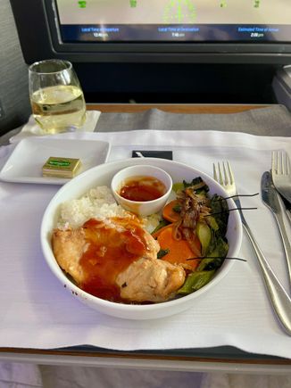 Hulu Hulu Chicken was delicious.  Good to see one of the new Hawaiian themed entrees. 