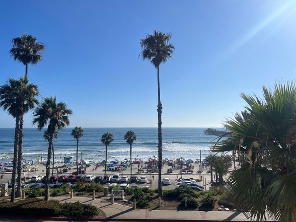 View from the balcony