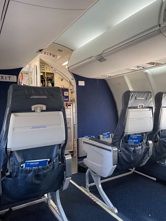 A CRJ-200 with 30 seats... Contour Airlines to Kirksville, MO. 