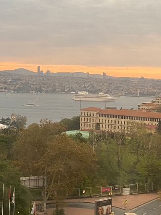 A lot of traffic on the Bosporus!
