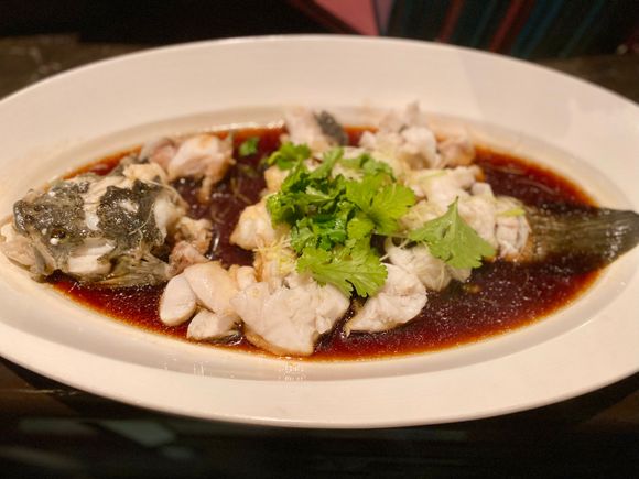 Steamed soon hock , Cantonese style 
