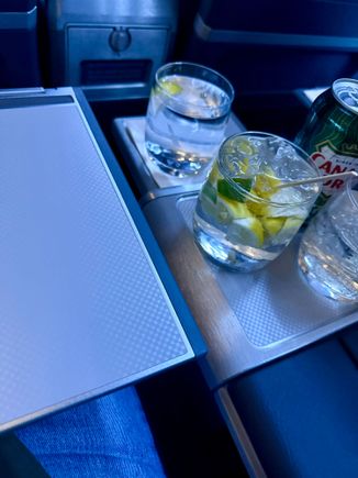 G&T loaded with limes and lemons