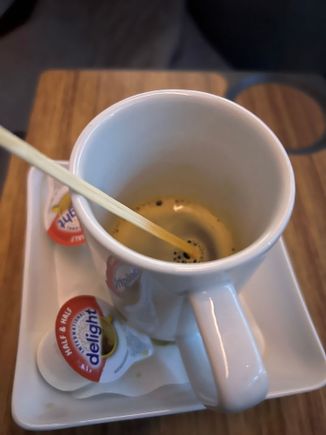 Double espresso to wash it down