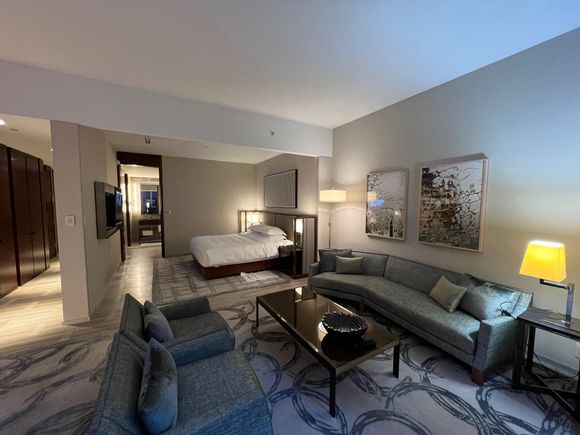Sitting Area and Bed