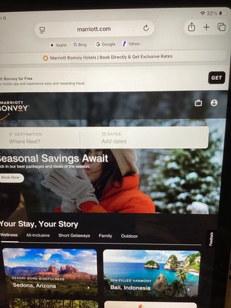 Marriott.com same device 🤷‍♂️