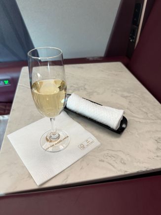 some champagne