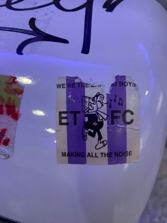 You travel several thousand miles and you find this in the toilet of your hotel. A team less than 3 miles from your house..